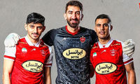 ژست قهرمانانه ستاره‌های پرسپولیس برای بازی اول