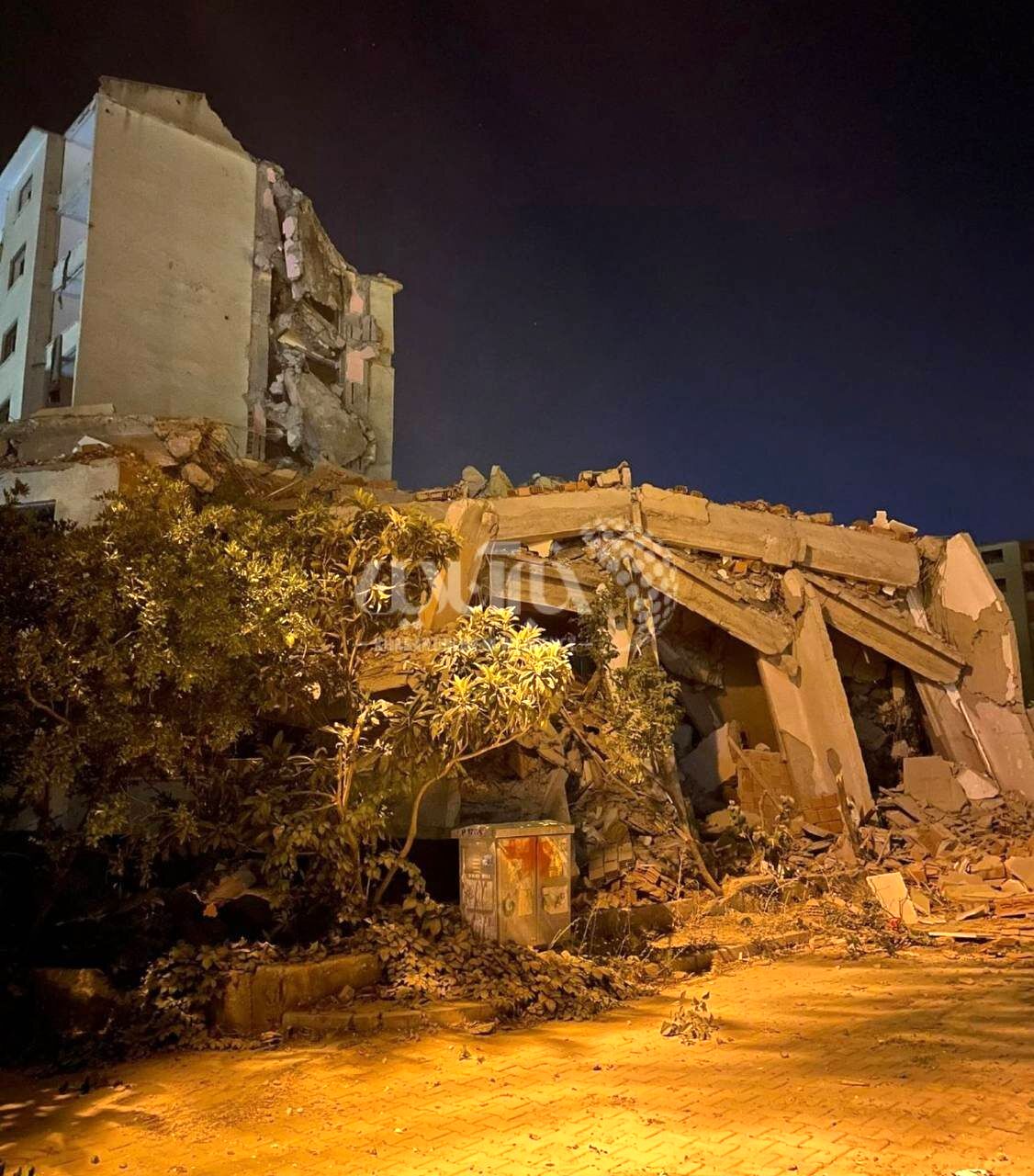 تصویری از خسارت شدید زلزله در مالاتیا ترکیه