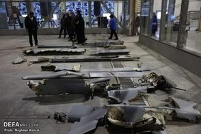 لاشه پهپادهای «هرون» و «هرمس» در نمایشگاه سپاه