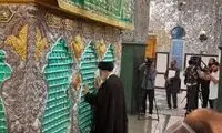 زیارت حرم حضرت زینب(س) توسط رئیسی 