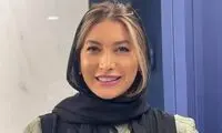 سِت سرخابی فریبا نادری در جشن تولد دوستش