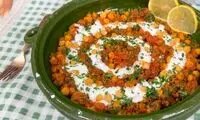 طرز تهیه بیج‌بیج نخود، یکی از غذاهای محلی شمال ایران