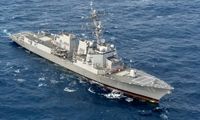  آمریکا برای مقابله با ایران از یک ناوشکن رونمایی کرد
