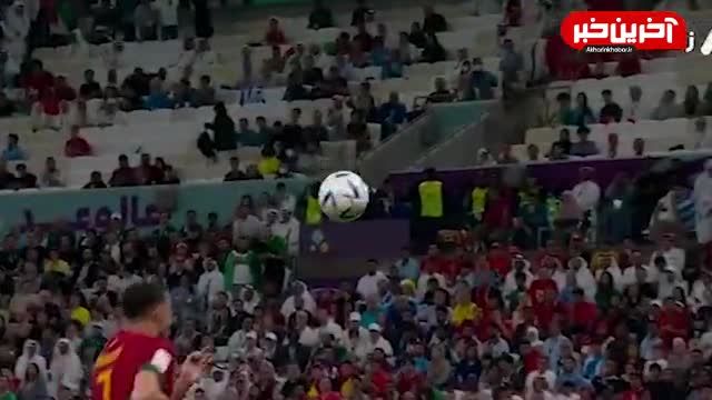 خلاصه بازی پرتغال - اروگوئه 
