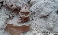 کشف مجسمۀ عجیب و ترسناک از خدای مایاها