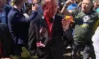 حمله رنگی به سفیر روسیه در لهستان