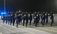 رژه نظامی سربازان زن در عربستان