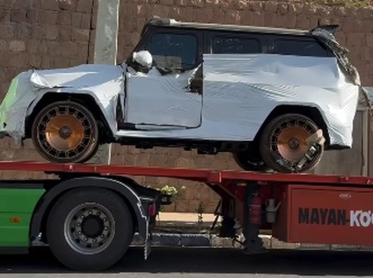 خودنمایی مرسدس جی‌کلاس مدل منصوری در ایران!