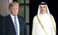 امیر قطر با ترامپ درباره ایران حرف زد