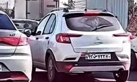 یک خودروی جدید با پلاک ملی در خیابان!