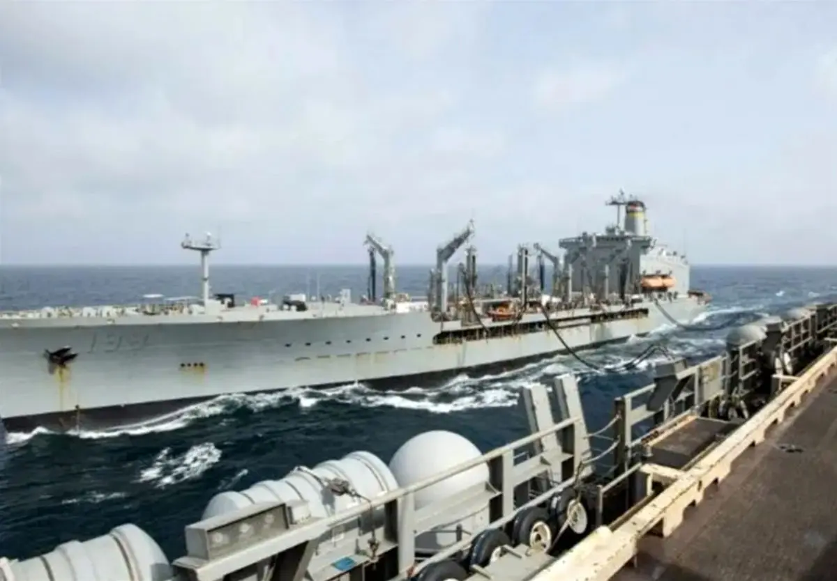 ویدئویی از لحظه برخورد دو ناو جنگی آمریکا