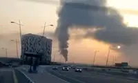 تصاویری از دود غلیظ در فرودگاه بین‌المللی دبی