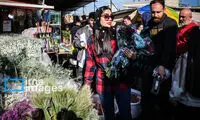 چند قاب خاص و نوروزی از بازار گل تهران