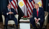 دیدار ترامپ با رئیس‌جمهور مصر در داووس