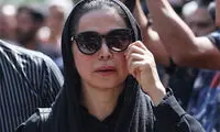 بازیگران زن مطرح سینما در آخرین بدرقه اکبر عبدی