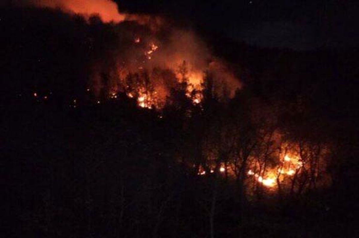 مهار کامل آتش‌سوزی در ارتفاعات لوندویل آستارا