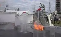 اژدهای پرنده به کمک آتش‌نشان‌ها می‌رود!