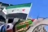 پرچم اسرائیل در برخی مناطق سوریه بالا رفت