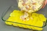 طرز تهیه یک غذای خوشمزه با سینه مرغ و سیب زمینی