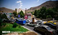 ترافیک سنگین در محور کرج - چالوس