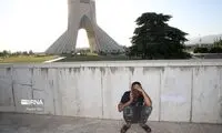 تصاویری از تهران در  گرم‌ترین روز سال
