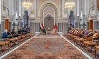 تصویری از کاخ پادشاه عمان با تزئینات ایرانی