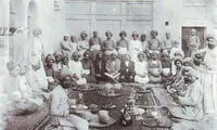تصویری کمتر دیده‌شده از شب یلدا در زمان قاجار