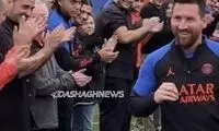 نگاه ترسناک برادر امباپه به لیونل مسی 