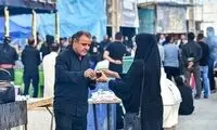 نصب ماکت موشک‌های ایرانی در یک موکب عراقی 