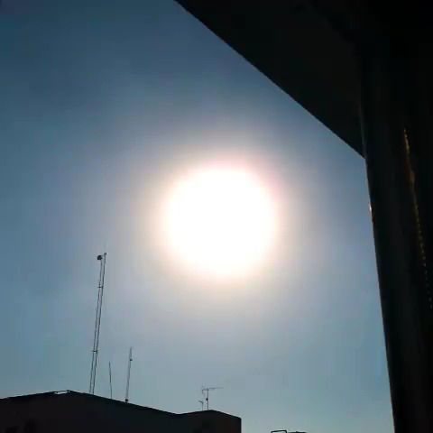 ویدئویی از خورشیدگرفتگی زیبا و نادر امروز