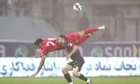صحنه مشکوکی که در بازی پرسپولیس و نساجی رخ داد
