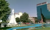 تصویری ناب از این میدان قدیمی تهران