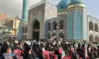 اجتماع مادران آرتین در حرم برادر شاهچراغ