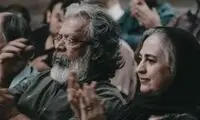 بوسه عاشقانه حسن پورشیرازی و مهناز افضلی در جشن منتقدان