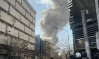 وضعیت خیابان جمهوری تهران بعد از انفجار شدید