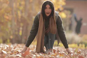 ژست‌های پاییزی فریبا نادری با یک کپشن معنادار