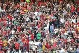 فرهیختگان: هوادار پرسپولیس با پرچم پرواز کرد!