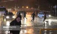 رقص و پایکوبی مردم خوزستان زیر باران شدید 