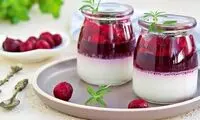 طرز تهیه پودینگ با سس آلبالو، مجلسی و خوشمزه
