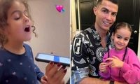 عربی حرف زدنِ دختر رونالدو پربازدید شد!