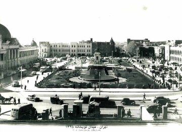 تصویری جالب از میدان توپخانه، ۷۸ سال قبل!