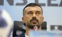 تصویری که خبر از جدایی رامین رضاییان از استقلال می‌دهد