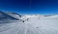 ویدئو دلبر از بارش برف در توچال تهران