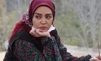 استایل عجیب بازیگر زن سریال نون خ با شلوار راه راه!