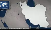 گزارش شبکه فرانسه از شاخص آلودگی هوا تهران