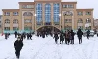 برف به مدارس این استان هم رحم نکرد