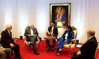 دیدار ظریف با معاون اول رئیس‌جمهوریِ ونزوئلا
