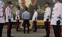 رونمایی از دیوارنگاره سردار سلیمانی در بغداد