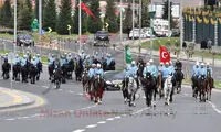 عکس: اسکورت خودروی پادشاه عربستان