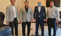 جلسه سعادتمند با پلنگ جویبار